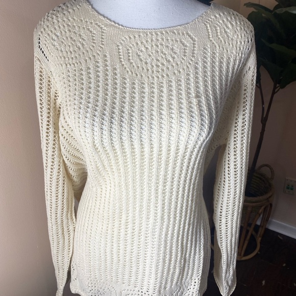 Boho Crochet Sweater NWT - Picture 9 of 15